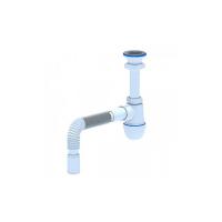 C0115 Сифон 1 1-2 х 40 с гибкой трубой 40х40-50 Ани-пласт 30