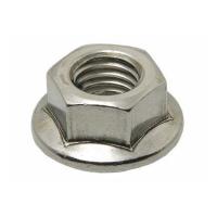 Гайка с фланцем нержавеющая сталь М12 DIN 6923