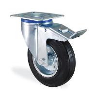 Поворотная колесная опора с колесом SLS серии с тормозом