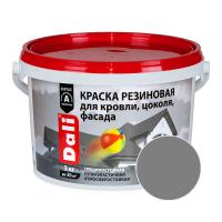 DALI Краска резиновая для кровли, цоколя, фасада серая 3 кг