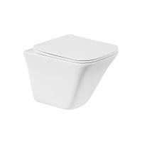 MARMI Унитаз подвесной безободковый (BB052CHR чаша+BB052SC сиденье Sofl Close) BELBAGNO