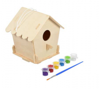 скворечник с красками