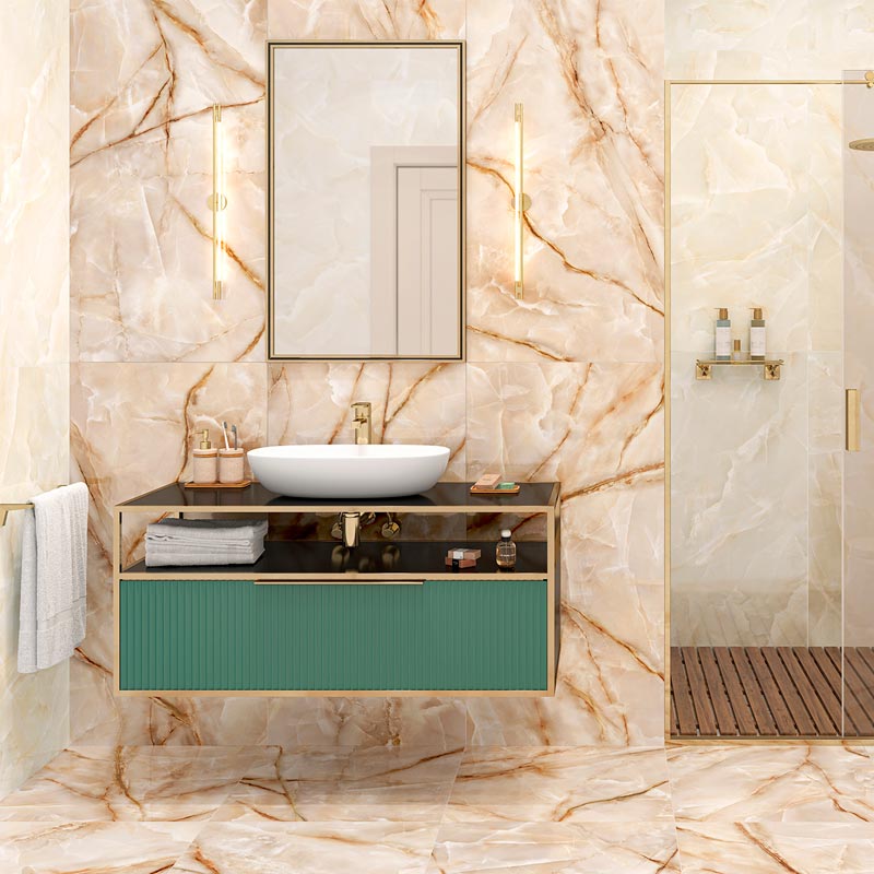 Плитка базовая LCM Onyx royal Latte 60*120 см [170255953] купить в Москве с доставкой в Бригадир!