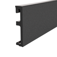 AP81M3 Напольный плинтус SALAG ALPHA Black 80  мм