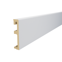 AP81U1 Напольный плинтус SALAG ALPHA White 80  мм