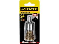Щетка кистевая STAYER латунированная 24 мм 35113-24
