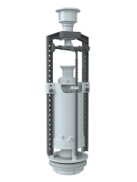 Клапан спускной серый - белая кнопка SM W