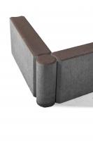 бордюр шарнирный коричневый