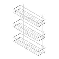 Полка прямая 3 яруса 1496