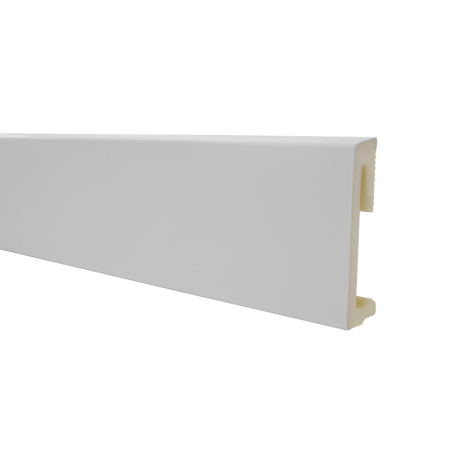 AP61M1 Напольный плинтус SALAG ALPHA White 60  мм