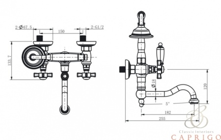 bristol-nastennyj-smesitel-dlya-