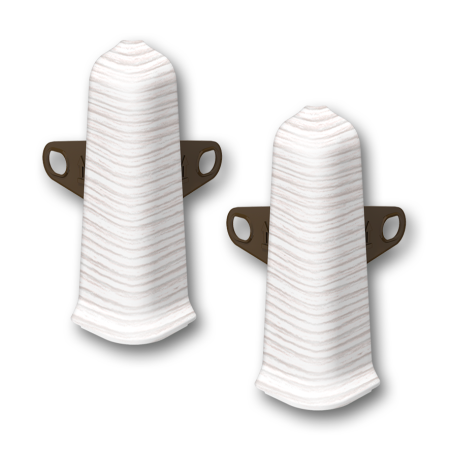 Наружный угол DECONIKA 85мм - 255 Ясень бьянко 1