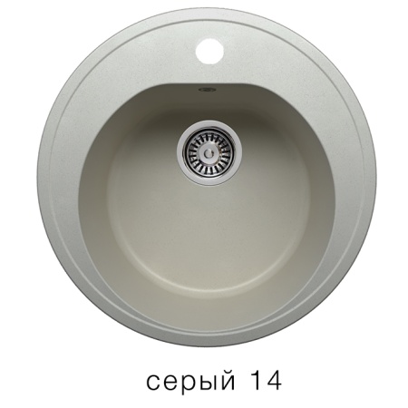 Мойка кухонная POLYGRAN F08 Серый [060331096] в Бригадир