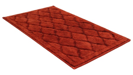 Коврик для ванной SHAHINTEX Bamboo Lux кирпичный [060301951] в Бригадир