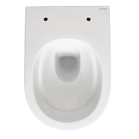 SAN MORE Fiaba SMT971901 Подвесной унитаз безободковый овальный 02