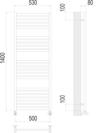 Тоскана П23 500х1400