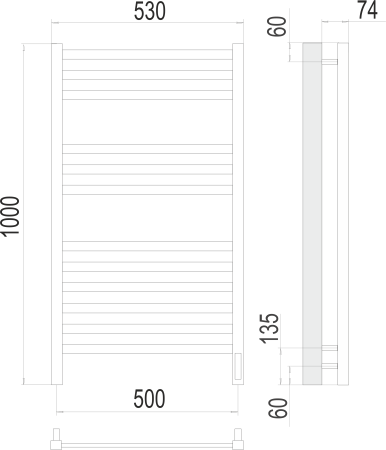 Ното эл. П12 500х1000