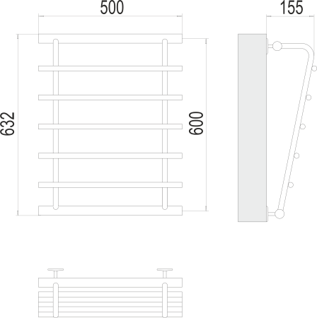 Каскад П5 600х500
