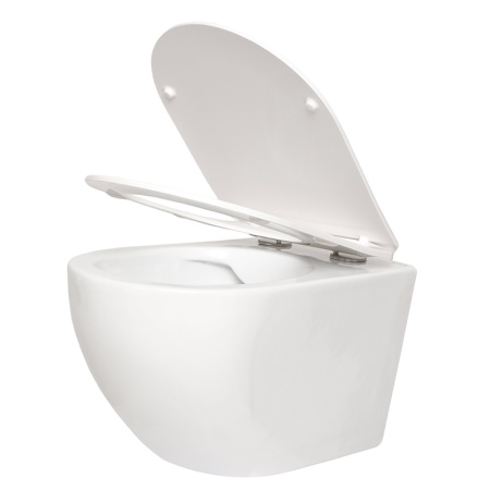 SAN MORE Fiaba SMT971901 Подвесной унитаз безободковый овальный 05