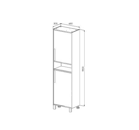 Пенал Кельн  2ств дерево