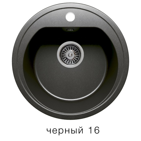 Мойка кухонная POLYGRAN F05 Черный [060331069] в Бригадир