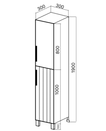 Пенал напольный сицилия (1)