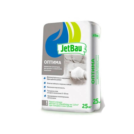 Штукатурка JETBAU Оптима 25 кг [030067154] в Бригадир