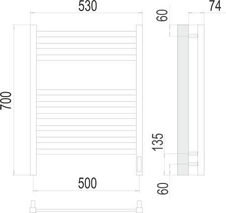 Ното эл. П9 500х700