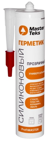MasterTeks PM герметик силиконовый универсальный 0,29 прозрачный_фото