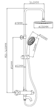 STT1000 чертеж