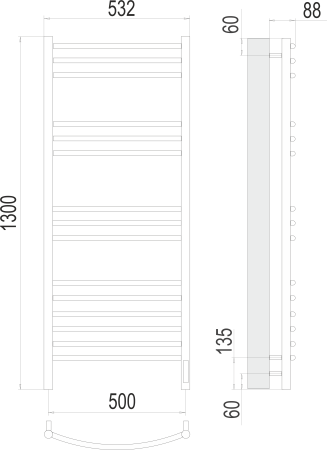 Классик эл. П15 500х1300