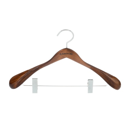 Вешалка ATTRIBUTE для верхней одежды c клипсами 44 см