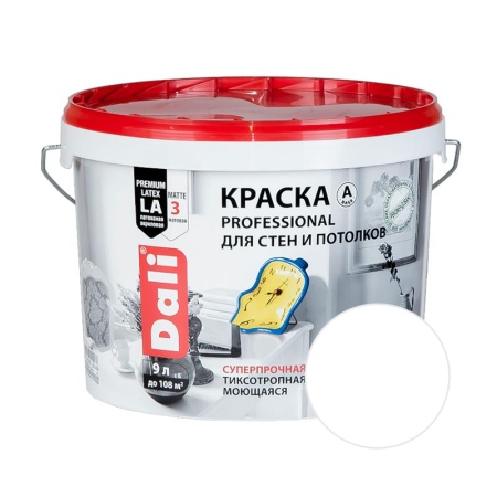 Краска DALI Professional для стен и потолков 9 л
