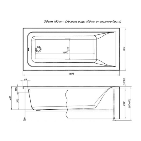 AKRILOVAYA_VANNA_AQUANET_BRIGHT_170X75_MONTAZHNAYA_SKHEMA_1