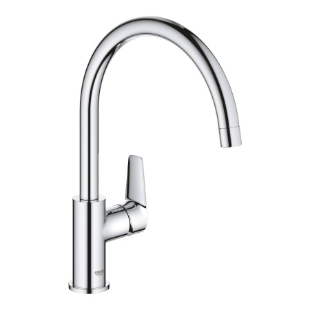 31367001 BauEdge Смеситель для кухни поворотный трубкообразный излив,Grohe