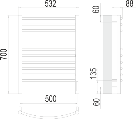 Классик эл. П9 500х700