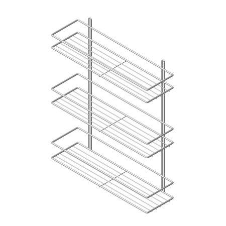 Полка прямая 3 яруса 1496