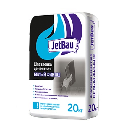Шпатлевка JETBAU Белый Финиш 20 кг [030061464] в Бригадир